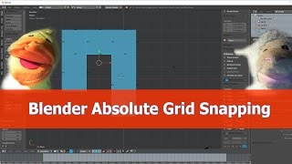 Blender Tip Snapping Absolute to Grid [upl. by Oicnevuj]