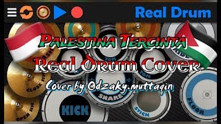 Palestina Tercinta  Shoutul Harokah  Real Drum Cover by dzakymuttaqin [upl. by Atekram]