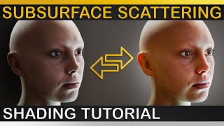 VRay  How to make REALISTIC HUMAN SKIN  ALSurface FastSSS2 Subsurface Scattering amp Translucency [upl. by Nairret]