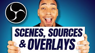 HOW TO ADD OVERLAYS IN OBS STUDIO 2024 ✅ Beginners Twitch Guide [upl. by Ellerred]