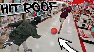 KICKBALL WITH STRANGERS KICKED ACROSS STORE [upl. by Eloci]