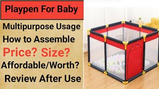 Playpen for BabiesBest Playpen For Babies indiaPlaypen useful baby producsAffordable Playpen [upl. by Debra]