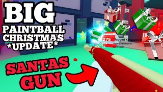 BIG Paintball CHRISTMAS UPDATE SANTAS GUN REVIEWED  5000 TAGS SPECIAL REWARD [upl. by Keraj]