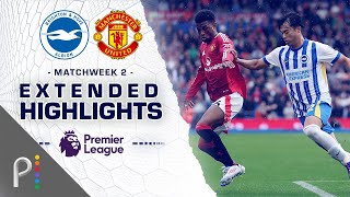 Brighton v Manchester United  PREMIER LEAGUE HIGHLIGHTS  8242024  NBC Sports [upl. by Anaeerb]