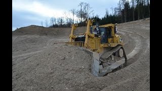 Caterpillar D10T pushing dirt [upl. by Amelus720]