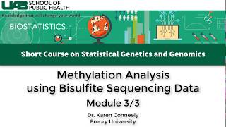 Bisulfite Methylation Sequencing Analysis  Module 3 [upl. by Effie]