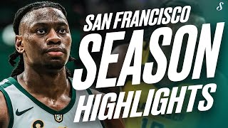 Jonathan Mogbo FULL San Francisco Season Highlights  AllWCC  142 PPG 101 RPG 36 APG 636 FG [upl. by Olivie]