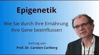 Epigenetik der Schlüssel für langfristige Gesundheit  Prof Dr Carsten Carlberg [upl. by Ezirtaeb337]