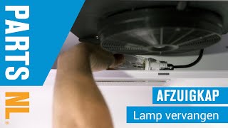 Lamp vervangen van afzuigkap PartsNL uitleg [upl. by Nylteak]