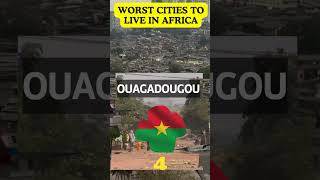 10 Worst Cities to live in Africa shorts [upl. by Reltuc807]