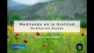 Meditando en la gratitud Meditación guiada Juan Brouilhet [upl. by Serena]