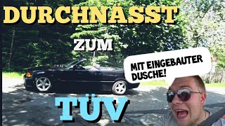 BMW E36 Cabrio Von der Waschanlage direkt zur Hauptuntersuchung  TÜV bekommen GRATIS DUSCHE [upl. by Ambrosia677]