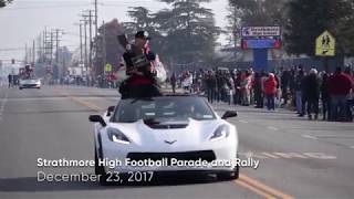 Strathmore High Football state title celebration and rally [upl. by Ahsiloc]