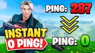 How To Get 0 Ping in Fortnite Chapter 5  Get Lower Ping Fast  Fortnite Tips amp Tricks [upl. by Ynnhoj406]