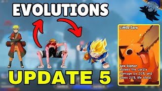 UPDATE 5 is INSANE in Anime Card Battle Roblox [upl. by Itteb]