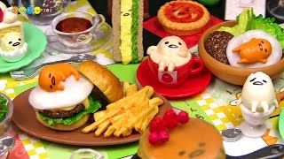 REMENT Gudetama Cafe リーメント ぐでたまカフェ 全8種類 [upl. by Tome]