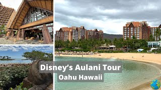 Aulani A Disney Resort amp Spa FULL TOUR Restaurants Pools amp Room  Oahu Hawaii [upl. by Eittah623]