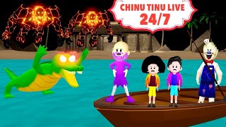 Chinu Tinu Full Episode  247 Live  Cartoon  Gulli Bulli  Make Joke Horror [upl. by Arinayed]