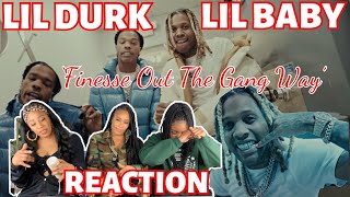 Lil Durk  Finesse Out The Gang Way Music Video Feat Lil Baby  UK REACTION 🇬🇧 [upl. by Deedahs831]