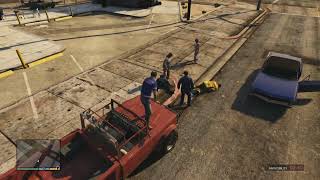 GTA V female vagos kills paramedic part 10 [upl. by Ellennej846]