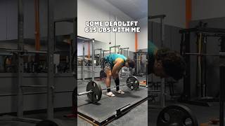 Warming up to a 615 lbs deadlift powerlifting powerlifter powerlift strong deadlift fitness [upl. by Catto]