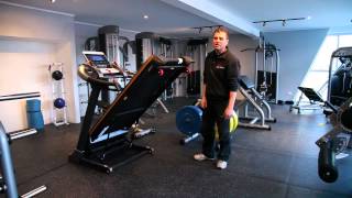 Instructional How To Fold Your Treadmill For Storage [upl. by Nager]