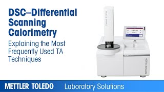 Differential Scanning Calorimeter DSC from METTLER TOLEDO [upl. by Kinelski]