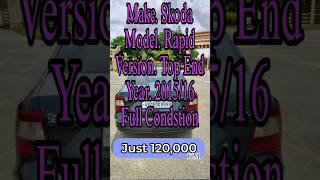 Skoda Rapid Top Model Car For Sale Viral Shorts ShortViral [upl. by Aneryc]