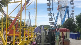 Olympiapark Aufbau quotSommer in der Stadt 2021quot am 26072021 Montag [upl. by Ahdar758]