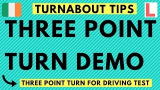 Three Point Turn Driving Test [upl. by Litsyrk]