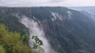 seven sister Falls Cherrapunji Meghalayaosm [upl. by Modestia]