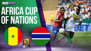 Senegal vs Gambia  AFCON 2023 HIGHLIGHTS  01152024  beIN SPORTS USA [upl. by Clarita]