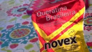 Novex Brazilian Keratin hydrolyzed protein Hair food Mask deep conditioner [upl. by Trude113]