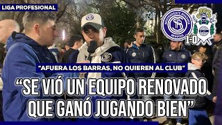 REACCIÓN CON LOS HINCHAS  INDEPENDIENTE RIVADAVIA 10 GIMNASIA LP  LIGA PROFESIONAL 2024 [upl. by Aneral]