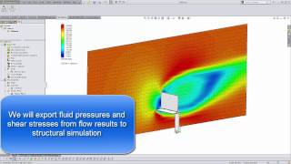 Video Tech Tip How to Export Flow CFD Results to Simulation FEA in SOLIDWORKS 2015 [upl. by Harras]