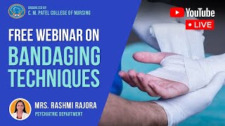 Full Bandaging Techniques l how to apply bandage  Medical amp Surgical Nursing  Rashmi Rajora [upl. by Nomra]