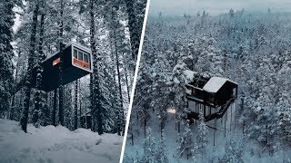 La CASA en el ÁRBOL más LUJOSA del MUNDO  Luleå [upl. by Konstantine]