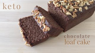 Keto Chocolate Loaf Cake [upl. by Mueller]