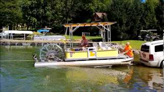 STERNWHEELER OF LAKE TOMAHAWK [upl. by Aggappe934]