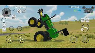 joinder tractor vs rusain tank joinder tractor 100 foot unche ud Gaya 😱🧐😨🙄😯🤔😱 [upl. by Aivilo611]