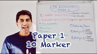 IB Economics Paper 1  10 Mark Question  Exam Technique [upl. by Booth143]