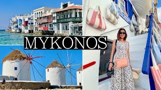 4 Beautiful Days in Mykonos Greek Island Mykonos Town Delos Island Ornos Beach [upl. by Tammany]