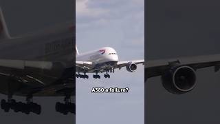 Was the Airbus A380 a failure shorts aviationobsession commercialaircraft airbusa380 [upl. by Berardo263]