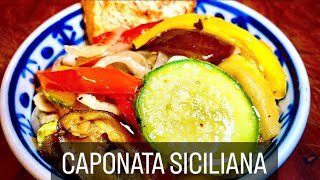 CAPONATA SICILIANA COMO FAZER DA FORMA TRADICIONAL CLÁSSICA E FANTÁSTICA [upl. by Ellenehc]