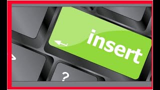 Klavyede insert tuşu Word insert tuşu kullanma insert nedir insert tuşu ne işe yarar [upl. by Launcelot]