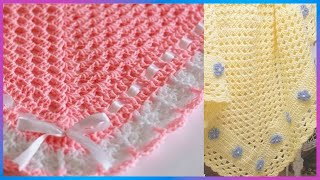 Puntos para mantas a crochet paso a paso [upl. by Milt]