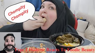 Type 2 Diabetic Reacts To Foodie Beauty Cacophonous Chatty Mukbang [upl. by Bennie377]