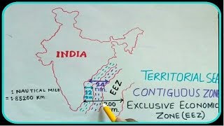 Territorial Sea Contiguous Zone Exclusive Economic Zone English l Said Mamun [upl. by Comethuauc]