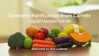 Carotene Purification from Carrots using Shimadzu Preparative HPLC with Liquid Handler LH40 [upl. by Buchanan]