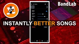 Instantly better songs in Bandlab using the EZ EQ [upl. by Aimas]